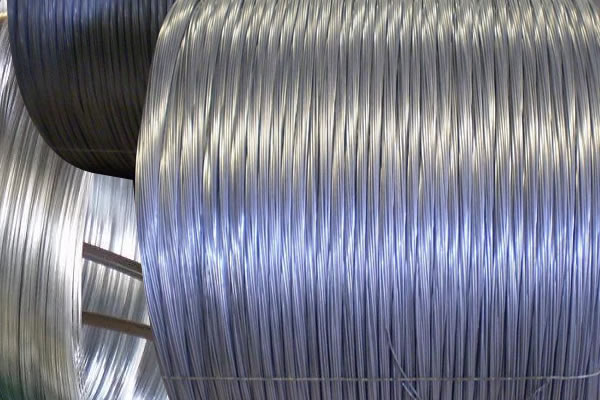 High tensile galvanized wire for producing ceiling hangers